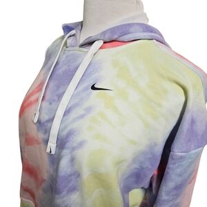 Nike Tie-Dye Cropped Hoodie Womens Size S‎
